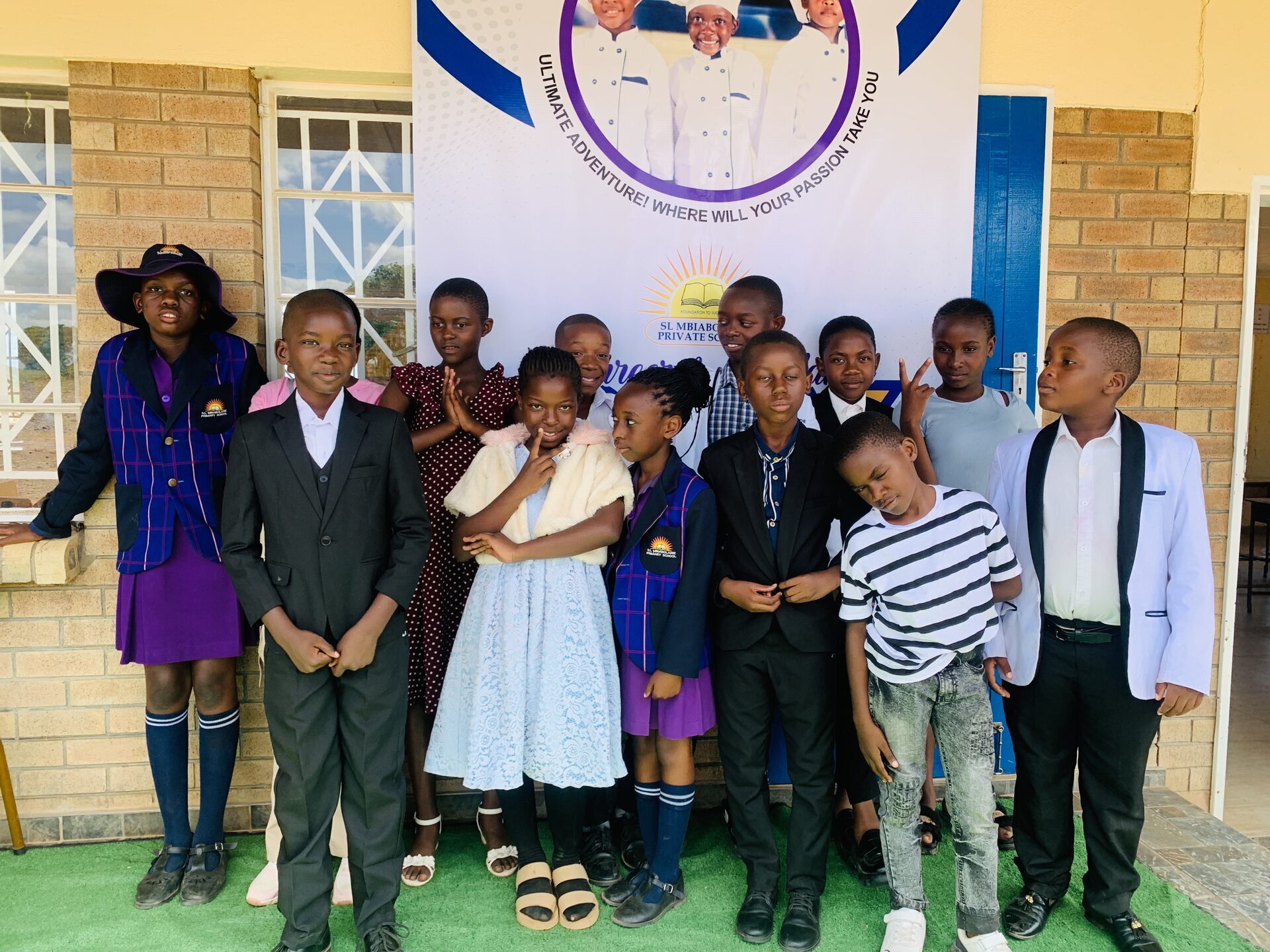 Students at S.L Mbiabolawe